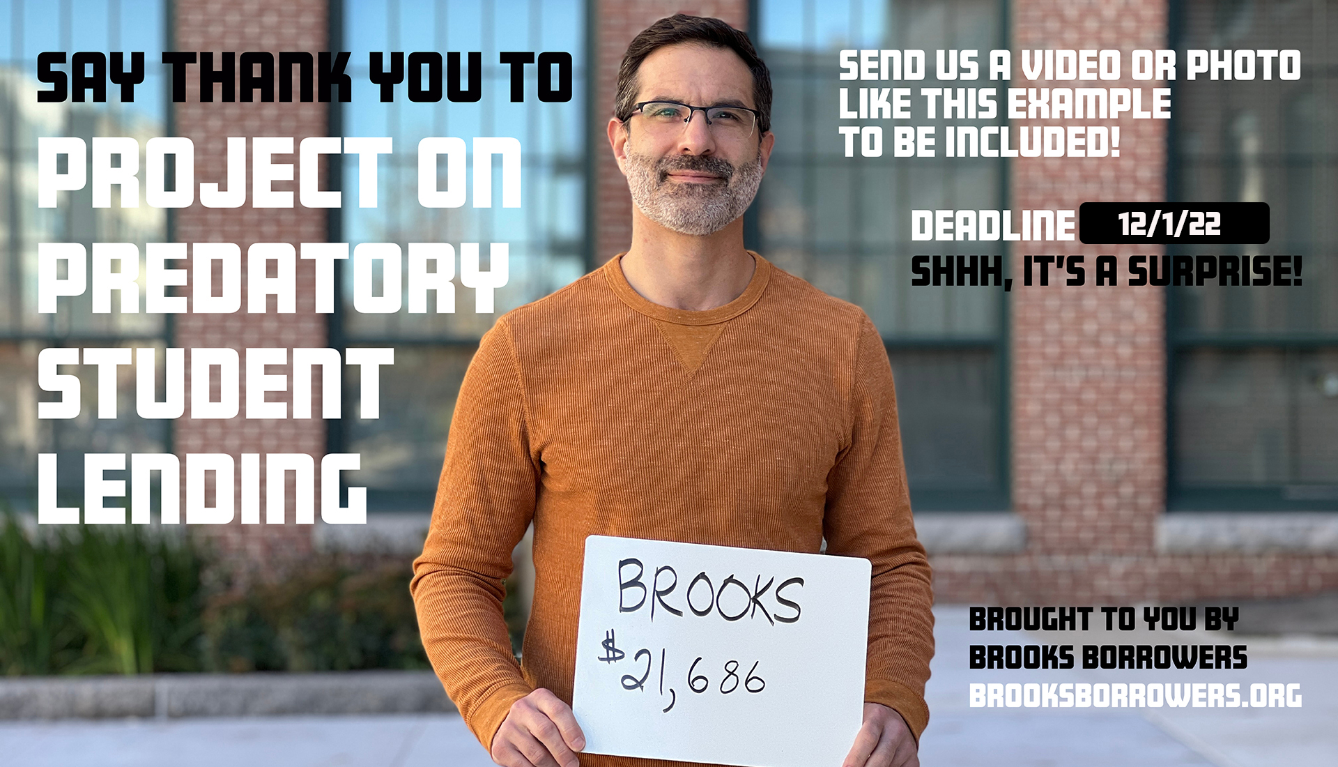 THANK YOU PPSL! - Brooks Borrowers